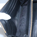 Salvatore Ferragamo Vala Long Wallet Leather Gold Black Auth am8004-19