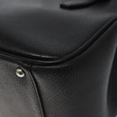 BURBERRY Hand Bag Leather Black Auth am8014-15