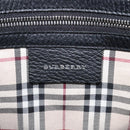 BURBERRY Hand Bag Leather Black Auth am8014-10