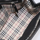 BURBERRY Hand Bag Leather Black Auth am8014-11