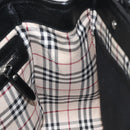 BURBERRY Hand Bag Leather Black Auth am8014-18