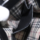 BURBERRY Hand Bag Leather Black Auth am8014-21