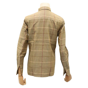 Burberrys Nova Check Shirt Cotton Beige Auth am8015 - 0
