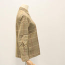 Burberrys Nova Check Shirt Cotton Beige Auth am8015-4