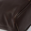 Coach Shoulder Bag Leather Brown gold Auth am8019-17