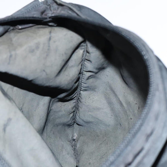 PRADA Shoulder Bag Nylon Black Silver Auth am8025