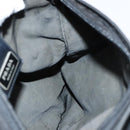 PRADA Shoulder Bag Nylon Black Silver Auth am8025-20