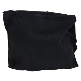 PRADA Shoulder Bag Nylon Black Silver Auth am8025 - 0