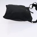 PRADA Shoulder Bag Nylon Black Silver Auth am8025-3