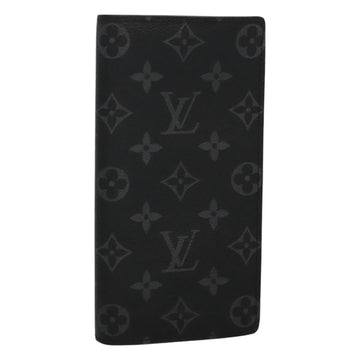 LOUIS VUITTON Monogram Eclipse Porte Feuille Brother Wallet M61697 Auth am8034