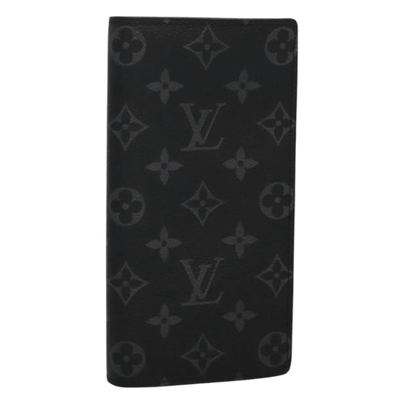 LOUIS VUITTON Monogram Eclipse Porte Feuille Brother Wallet M61697 Auth am8034