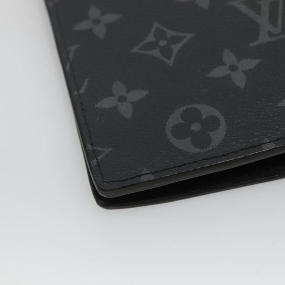 LOUIS VUITTON Monogram Eclipse Porte Feuille Brother Wallet M61697 Auth am8034