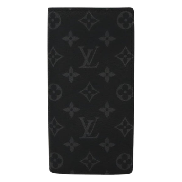 LOUIS VUITTON Monogram Eclipse Porte Feuille Brother Wallet M61697 Auth am8034