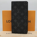 LOUIS VUITTON Monogram Eclipse Porte Feuille Brother Wallet M61697 Auth am8034-12