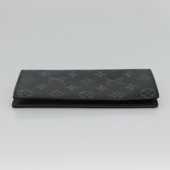 LOUIS VUITTON Monogram Eclipse Porte Feuille Brother Wallet M61697 Auth am8034