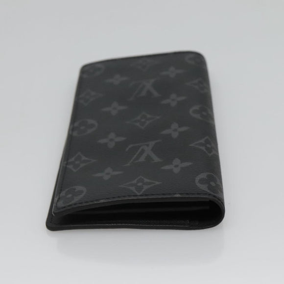 LOUIS VUITTON Monogram Eclipse Porte Feuille Brother Wallet M61697 Auth am8034