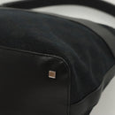 GUCCI GG Canvas Shoulder Bag Black 001 4299 Auth am8054-17