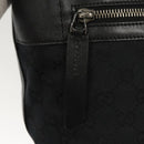 GUCCI GG Canvas Shoulder Bag Black 001 4299 Auth am8054-18