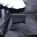 GUCCI GG Canvas Shoulder Bag Black 001 4299 Auth am8054-20