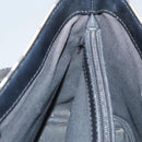 BURBERRY Nova Check Hand Bag PVC Beige Silver Auth am8055-18