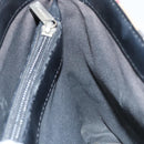 BURBERRY Nova Check Hand Bag PVC Beige Silver Auth am8055-19