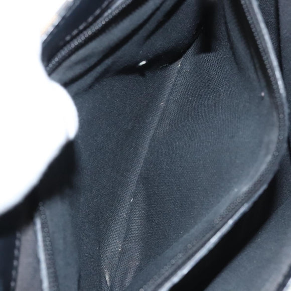 BURBERRY Nova Check Hand Bag PVC Beige Silver Auth am8055