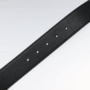 GUCCI Belt Leather Outlet 37.4"" Black Silver 449715 Auth am8061-6