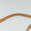 ETRO Paisley Shoulder Bag PVC Leather Brown Gold Auth am8067-8