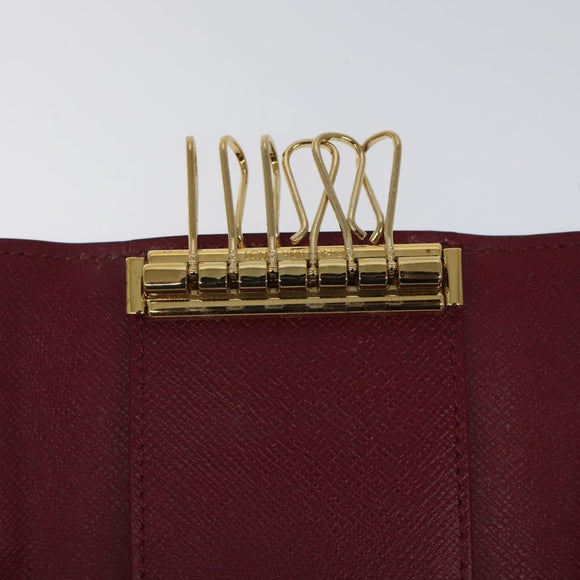 LOUIS VUITTON Monogram Multicles 6 Key Case Fuchsia M60701 LV Auth am8073