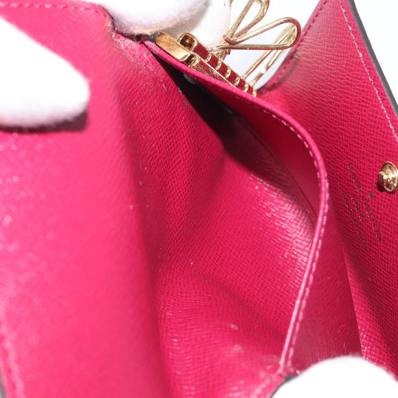 LOUIS VUITTON Monogram Multicles 6 Key Case Fuchsia M60701 LV Auth am8073