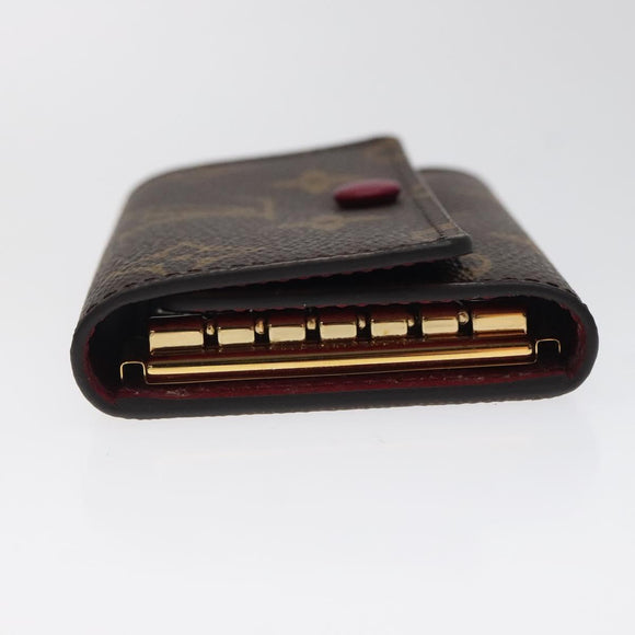 LOUIS VUITTON Monogram Multicles 6 Key Case Fuchsia M60701 LV Auth am8073