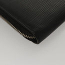 LOUIS VUITTON Epi Zippy Organizer Long Wallet Black M63852 LV Auth am8074-16