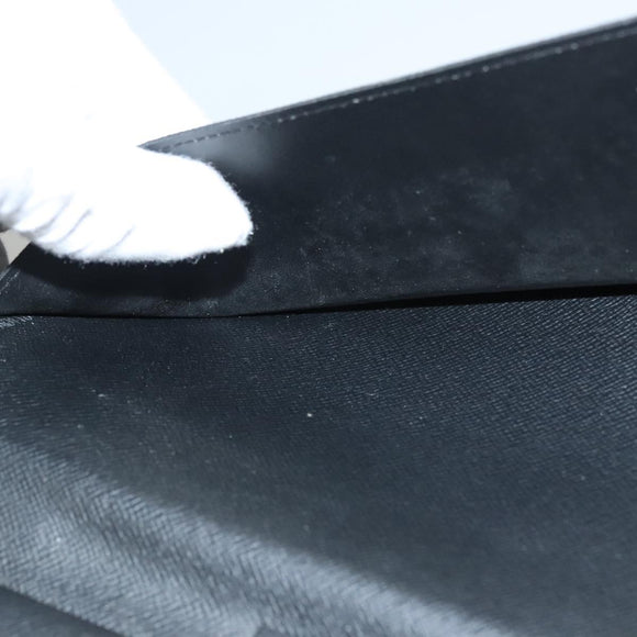 LOUIS VUITTON Epi Zippy Organizer Long Wallet Black M63852 LV Auth am8074