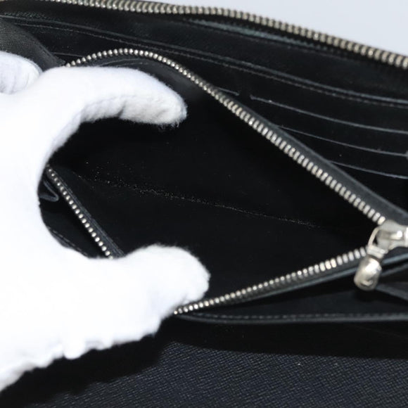 LOUIS VUITTON Epi Zippy Organizer Long Wallet Black M63852 LV Auth am8074
