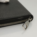 LOUIS VUITTON Epi Zippy Organizer Long Wallet Black M63852 LV Auth am8074-5