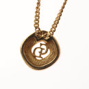 Christian Dior Necklace metal Gold Auth am8078-12