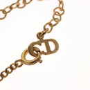 Christian Dior Necklace metal Gold Auth am8078-17