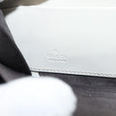 GUCCI GG Canvas Guccissima Long Wallet Leather White 308005 Auth am8081-17