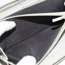 GUCCI GG Canvas Guccissima Long Wallet Leather White 308005 Auth am8081-11