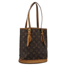 LOUIS VUITTON Monogram Bucket PM Shoulder Bag M42238 LV Auth am8090-1