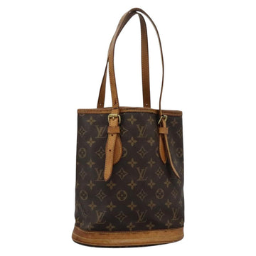 LOUIS VUITTON Monogram Bucket PM Shoulder Bag M42238 LV Auth am8090