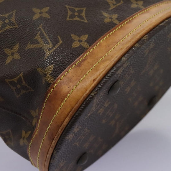 LOUIS VUITTON Monogram Bucket PM Shoulder Bag M42238 LV Auth am8090