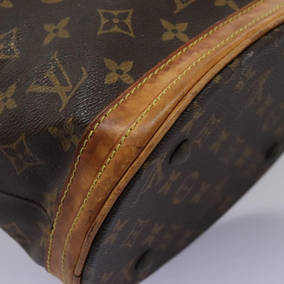 LOUIS VUITTON Monogram Bucket PM Shoulder Bag M42238 LV Auth am8090