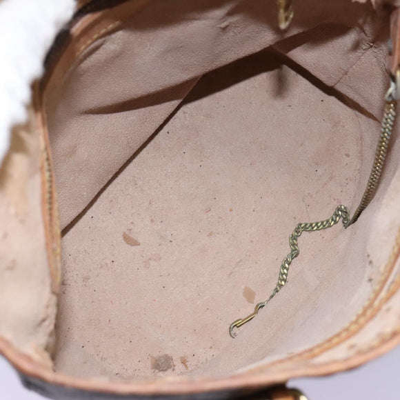 LOUIS VUITTON Monogram Bucket PM Shoulder Bag M42238 LV Auth am8090