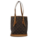 LOUIS VUITTON Monogram Bucket PM Shoulder Bag M42238 LV Auth am8090-13