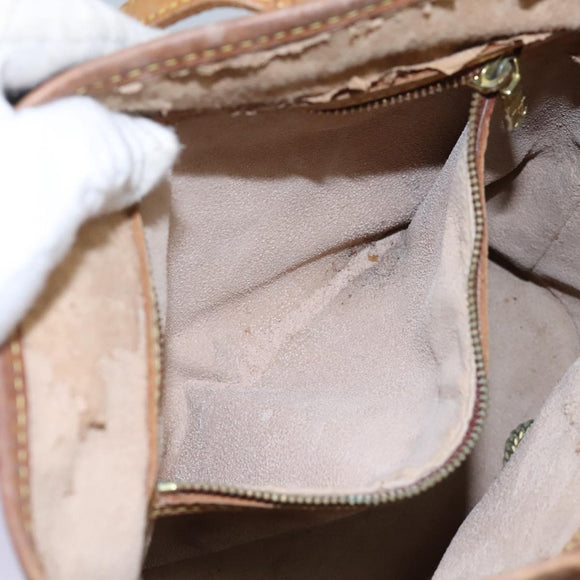 LOUIS VUITTON Monogram Bucket PM Shoulder Bag M42238 LV Auth am8090