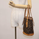 LOUIS VUITTON Monogram Bucket PM Shoulder Bag M42238 LV Auth am8090-22