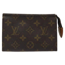 LOUIS VUITTON Monogram Poche Toilette 15 Pouch M47546 LV Auth am8106-13