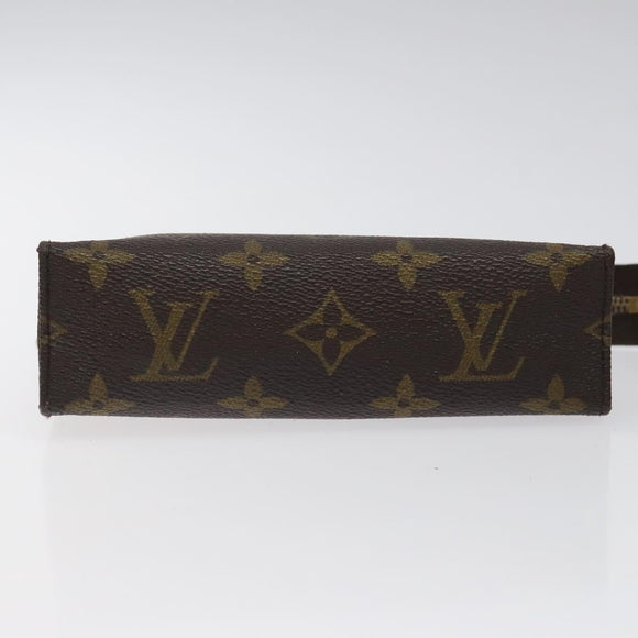 LOUIS VUITTON Monogram Poche Toilette 15 Pouch M47546 LV Auth am8106