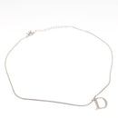 Christian Dior Necklace metal Silver Auth am8121-2
